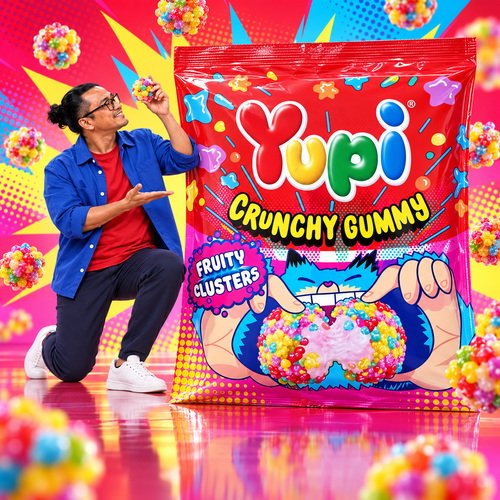 Yupi Cruncy Gummy 18gr