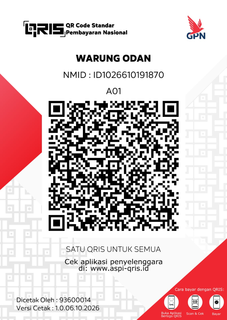 QRIS Warung Odan